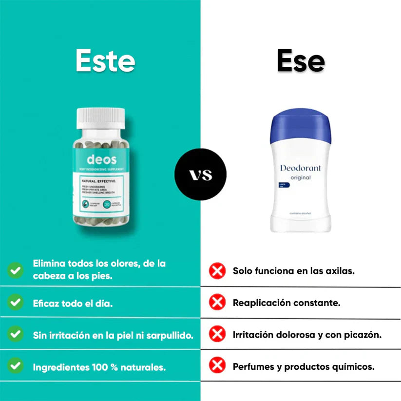 DEOS - Desodorante Corporal 100% Natural + ENVIO GRATIS