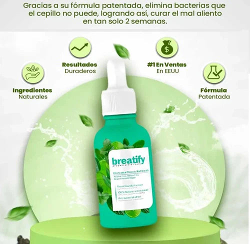 BREATIFY- GOTAS CONTRA EL MAL ALIENTO + ENVIO GRATIS