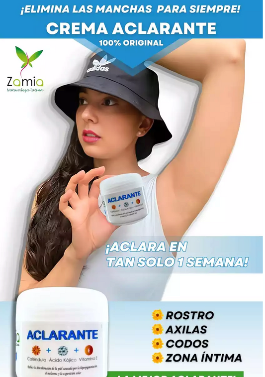 CREMA ACLARADORA ¡DILE ADIOS A LAS MANCHAS Y LUCE UNA PIEL RADIANTE! + ENVIO GRATIS