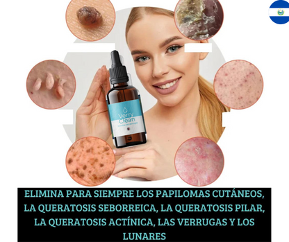 Dile Adios a las Verrugas con VerryClean + Envio Gratis